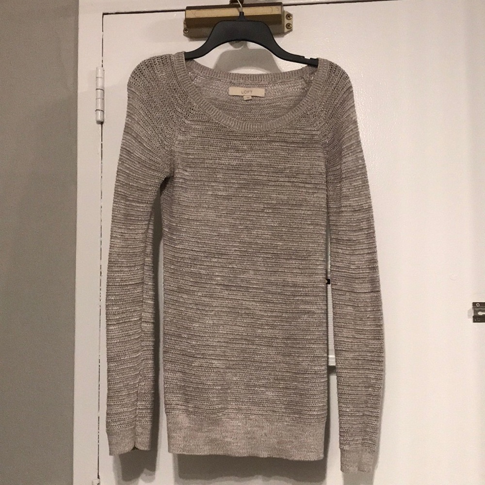 Grey sweater tunic